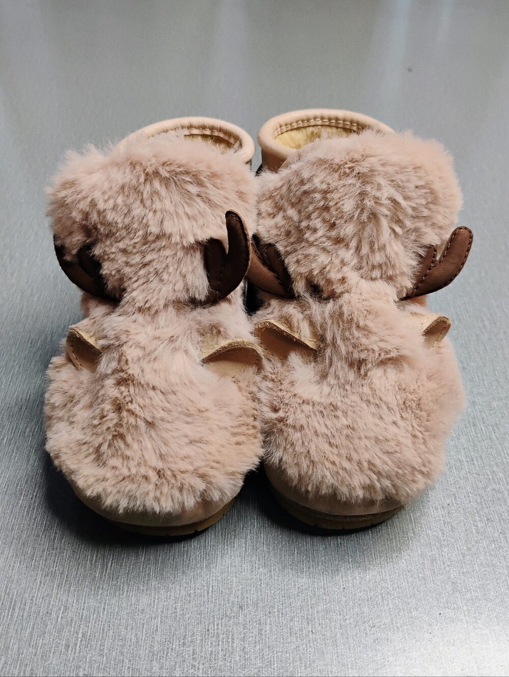 Donsje moose furry leather boots
